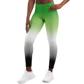 Aromantic Pride Ombre Leggings Leggings - AOP PRIDE MODE